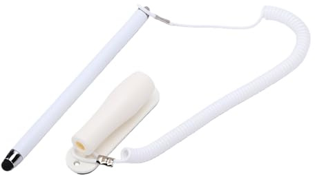 Generic Stylus Pen for Touch Screen High Sensitivity with Anti Loss Strap for Motorcycle Cycling 1 Unit White (White)