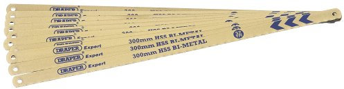 Draper 38266 Expert 32 tpi Bi-Metal Hacksaw Blades 10 x 300 mm , Blue