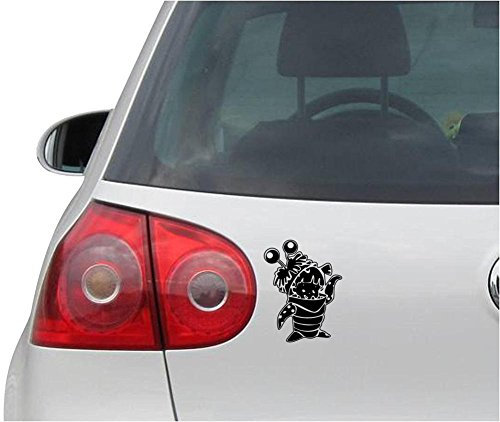 Aufkleber - Autoaufkleber - JDM - Die Cut - Monsters INC Boo Decal Auto Window Laptop Sticker - schwarz - 88mmx116mm