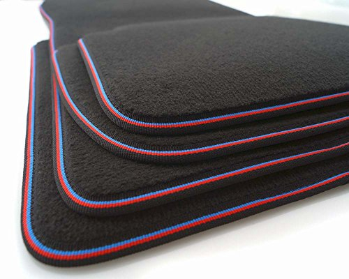 kh Teile Fußmatten für 5er E34 Velours Automatten Premium M-Edition 4-teilig schwarz