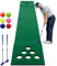 Kofull Golf Puttingmatte Puttingmatte Indoor （kostenlose 2 Golfputter + 6 Golfbälle Driving Golf Schlagmatten, Golf Green für Garten, 327 x 50 cm