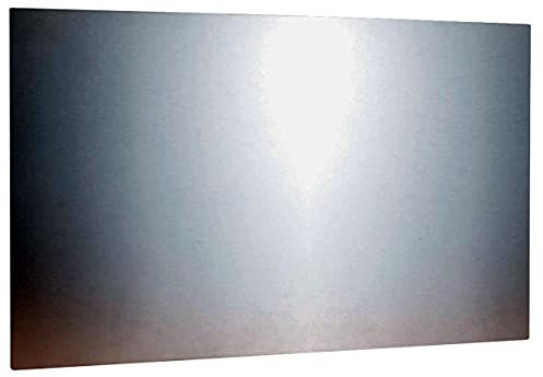 ZeroInox Spritzschutzplatte aus Edelstahl AISI 304, ideal zum Schutz der Küchenwände (90 x 50)