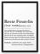 BESTE FREUNDIN DEFINITION | ABOUKI Kunstdruck | Beste Freundin Geschenke Geburtstag Geschenke für Freundin Geschenk beste Freundinnen Freundin Geschenk Freundschaft | DIN A4 ohne Rahmen
