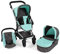 Bayer Chic 2000 Puppenwagen Fides, 3in1 Puppenwagen-Set bestehend aus Babywanne, Sportsitz und Autositz, 61 x 44,5 x 85 cm