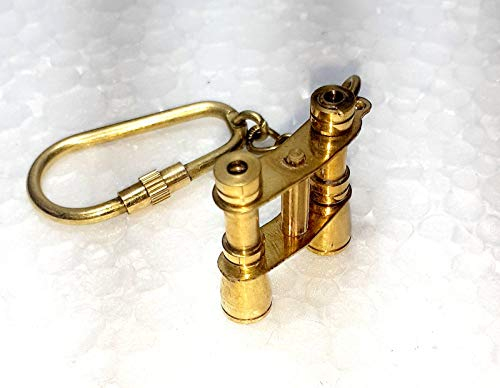 Ganga Nautical Monokular-Schlüsselanhänger aus Messing, Antik-Stil, mit Teleskop-Schlüsselanhänger