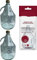 lilawelt24 2 x 3L Flasche mit Schraubverschluß + Schwefelpulver GLASBALLON Weinballon GÄRBALLON GLASFLASCHE Flasche Gallone Leere Glasflasche zum Befüllen