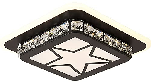 WFZRXFC Bordüre mit Kristalldekoration Deckenbeleuchtung Deckenleuchte für Flache Montage 2,7 Zoll hohe LED Unterputz-Deckenleuchte Für Schlafzimmer Korridor Treppenhaus