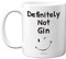 Stuff4 Definitely Not Gin Funny Mugs, 11oz Ceramic Dishwasher Safe Premium Mugs, Gin Gift, Office Gifts for Women, for Men, Funny Work Mug