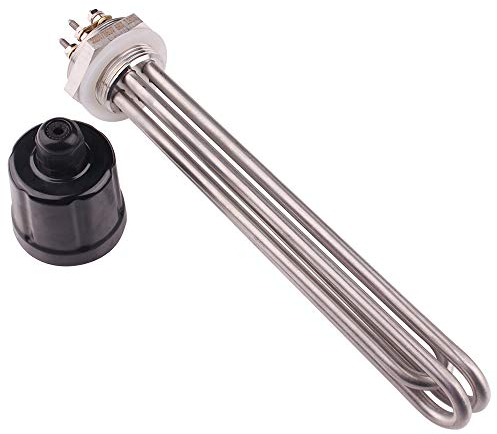 Heizelement mit Einschraubgewinde 220v 6000W 1.5 Zoll BSP (DN40) 47.8mm Heizstabdichtung SUS304