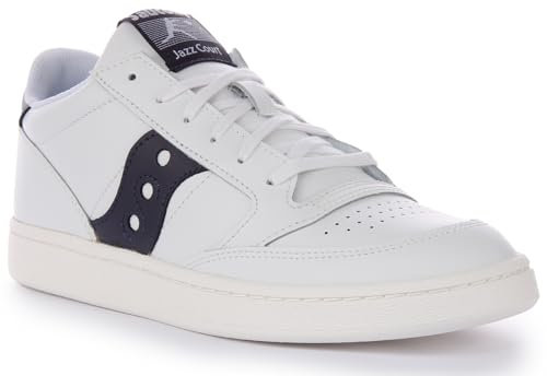 Saucony Sneaker Jazz Court Uomo, Bianco, 39 EU