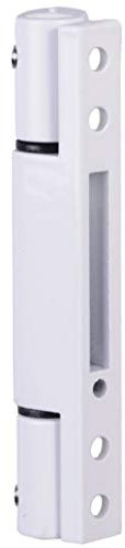Avocet WMS Upvc Butt Door Hinge 115mm Angled Plate 13 Degrees in White