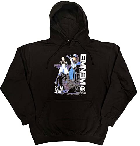 Eminem Detroit Logo Marshal Mathers Hoodie New Official Unisex