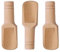 3 pcs Mini Wooden Salt Spoons, Bath Salt Scoops, 0.9 x 3.1 inches, Wooden Candy Spoon, Mini Wooden Scoop Natural Scoop for Kitchen, Bath Salts, Powder, Tea & More, Eco-Friendly, Easy to Clean