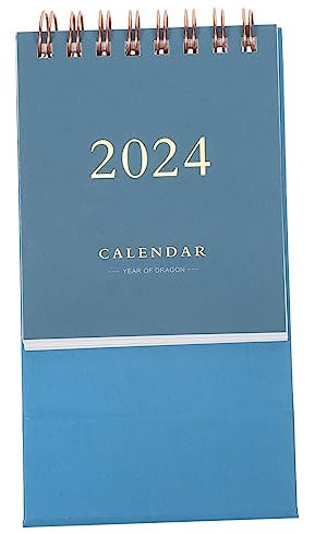 HAPINARY 2024 Mini-Tischkalender dekorativ Minikalender 2023 Mond- Zelte Tischdekoration Bürokalender Hausversorgung schwer schmücken Rollen Notizbuch Schreibtischkalender Papier