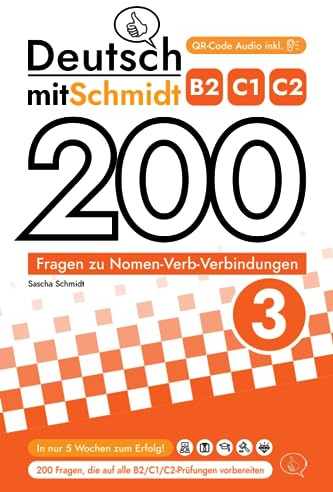 200 Fragen zu Nomen-Verb-Verbindungen 3 (B2, C1, C2) - Deutsch mit Schmidt