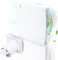 SWANEW Ø150mm Badlüfter Ventilator mit Feuchtesensor, Rückstauklappe und Timer, Badezimmerlüfter Decken und Wandmontage, Wandventilator gegen Feuchtigkeit und Schimmel (Stil A)