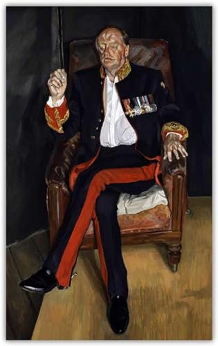 Berühmte Lucian Freud-Poster und -Drucke „Mannporträt“, Leinwandgemälde, Lucian Freud-Wandkunst, Lucian Freud-Bilder für die Inneneinrichtung, 40 x 60 cm x 1, ohne Rahmen