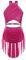 YiZYiF Vestito da Balletto Bambina Costume di Danza Senza Maniche Abito da Ballo Lirico Contemporaneo Body da Ginnastica Vestito Pattinaggio Artistico Rosa Caldo 15-16 Anni