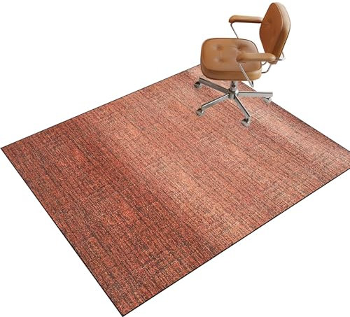 Bodenschutzmatte, Stuhlunterlage für Gaming Stuhl & Bürostuhl, Kratzfest-Unterlage für Teppich & Hartböden, Gamer Teppich, Schreibtischstuhl Unterlage für Laminat, Parkett und Hartböden 80 x 120 cm