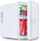 VIYSPNV Mini Kühlschrank 4L Tragbarer Getränkekühlschrank Kühlschrank Klein mit Kühl- und Heizfunktion AC 220V / DC 12V Steckdose und Zigarettenanzünder für Zuhause, Büro, Auto und Camping