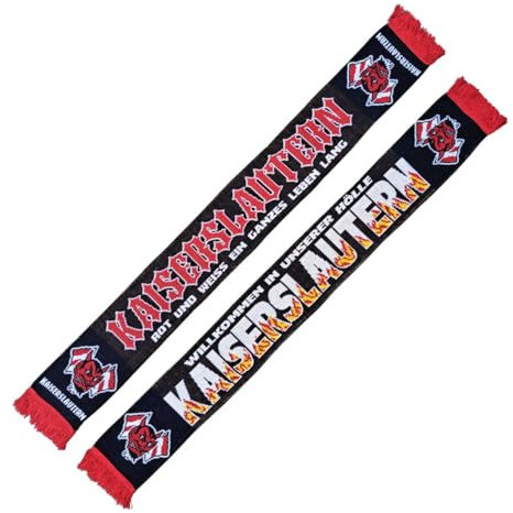 Wallitschek Kaiserslautern Schal - Rot und weiss ein ganzes Leben lang, rot-weiss, Fussball, 1900, Fanschal, Strickschal