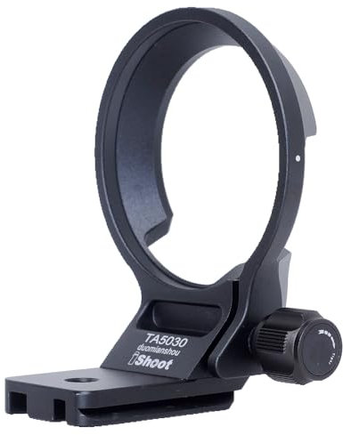iShoot Objektivhalsband-Stativhalterungsring, kompatibel mit Tamron 50–300 mm F/4.5–6.3 Di III VC VXD A069, Objektivstützhalterung, Schnellwechselplatte, kompatibel mit Arca-Swiss Fit Klemme und