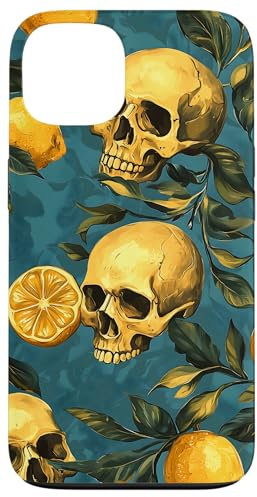 iPhone 13 Skull Lemons Dark Aesthetic Case