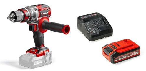 Einhell Professional Akku-Schlagbohrschrauber TP-CD 18/80 Li-i BL Power X-Change (18 V, Brushless, 80 Nm, Schlagbohrfunktion, 13 mm Bohrfutter, 2 Gang, inkl. 4,0 Ah PLUS Akku)