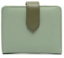 MISAKO Ornella Zweifarbiges kleines Portemonnaie Damen - Ornella Grün 9x1x2 cm