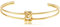 Made by Nami Herz Armreif Gold Damen aus Chirurgischem Edelstahl 316 Armreif verknotete Herzen Größenverstellbar Hypoallergen Wasserfester Schmuck Damen Geschenke für Frauen