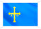 Bandera Asturias - Banderas del Mundo para Interior y Exterior - Banderas de Comunidades, Países - 144x93 cm