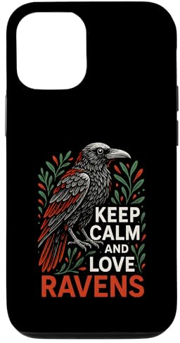 Raven Love Gruselige Nacht Dark Academia Hülle für iPhone 12/12 Pro