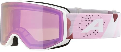 ALPINA VENET Q-LITE - verspiegelte, kontrastverstärkende OTG Skibrille mit 100% UV-Schutz, für Erwachsene