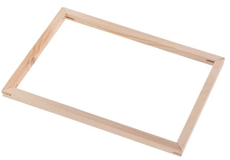 LIFKOME Telaio in Legno Massiccio per Tela 40x50 Cm, Set da 1 | Montaggio Semplice, Angoli Ordinati e Pronti All'uso, Chiodi e Supporto Inclusi