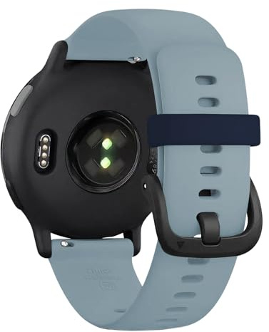 Watch Strap for Garmin Vivoactive 6 5 3,Soft Silicone Replacement Straps for Garmin Forerunner 55 165 245 645 (Sky Blue)