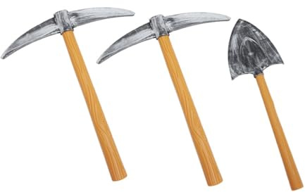 Juego de 3 Accesorios de Espuma para Halloween, Cosplay y Fiesta | Plástico y Esponja, Forma Singular, para Actuaciones en Escenario y Carnaval, Diseño Distintivo