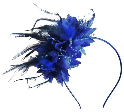 Fascinator-Haarreif – Haar-Accessoire für Hochzeiten – Floraler Kopfschmuck für Damen – Romantische Alternative zu Hüten: Ideal für Brautjungfern,Teepartys & Bridal Showers