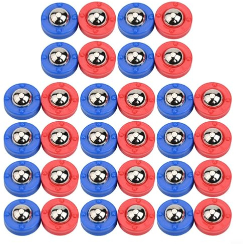 Lot de 32 palets de jeu de curling de table conçus pour jouer au palet avec des performances constantes