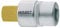 HAZET 986A-7/16 Hexagon Profile Screwdriver Socket - CVD-Tin Coated
