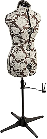 Verstellbare Schneiderpuppe Hollyhock Grau 8-Teilige | Klein (S) [Größe EUR 38 bis 44]