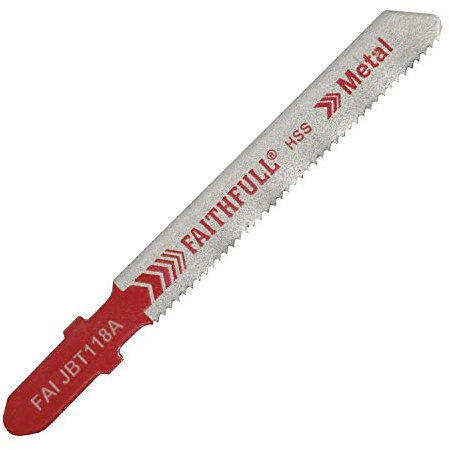 Faithfull jbt118 a Lames de scie sauteuse – Metal (Pack de 5)