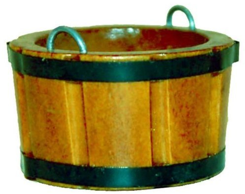 Holzkübel 2 cm Krippenzubehör