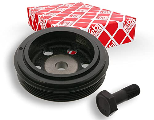 febi bilstein 39710 Pulley decoupled, for crankshaft with screw, pack of one