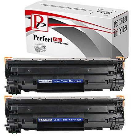 PerfectPrint Compatible Toner Cartridge Replacement for HP LaserJet Pro M201dw M201n MFP M125a MFP M125nw MFP M125rnw MFP M127fn MFP M127fp MFP M127fw MFP M225dn MFP M225dw CF283A (Black, 2-Pack)