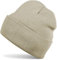 styleBREAKER Unisex Beanie Strickmütze Einfarbig, Feinstrick Mütze doppelt gestrickt, warme Winter Strickbeanie 04024029, Farbe:Beige