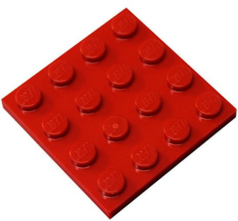 LEGO Parts and Pieces: Black 4x4 Plate x50