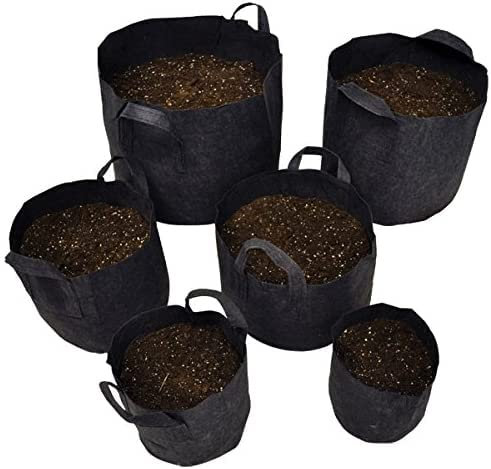 Gardeners Corner Fabric Root Pots For Smart Plant Grow Pot Bags (10L)