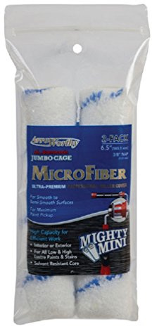 Arroworthy Microfiber Nap Jumbo Cage Roller Refill Twin Pack - 6.5” x 3/8”