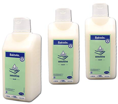 3x 500ml Baktolin Sensitive Waschlotion mit Kamille & Urea – im ConsuMed Sparpack**G