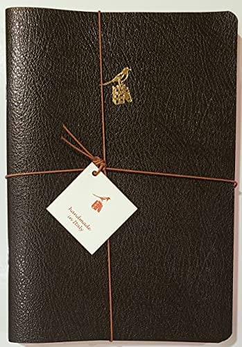 Bieffe Handmade Italy 3 Stationary Journal Notizbuch Zeichnen Schreiben Tagebuch liniert (Schwarz2)